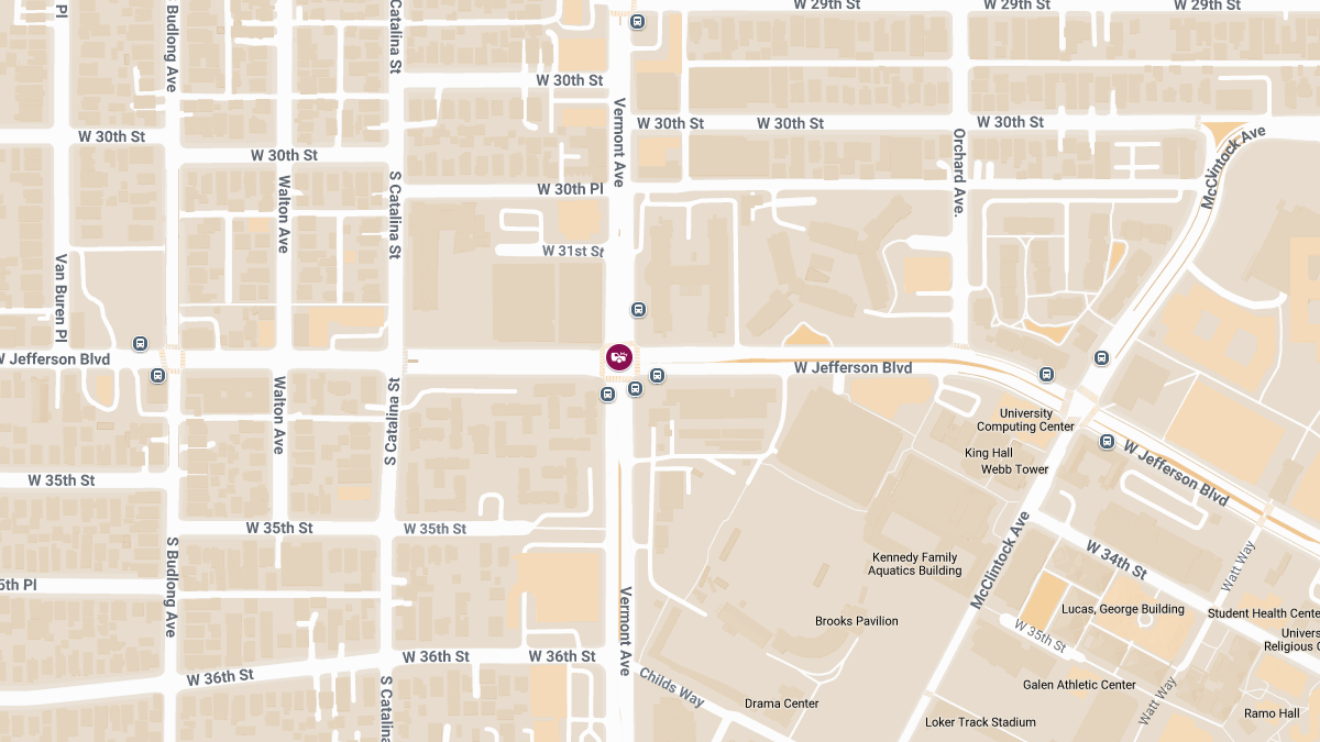 Individual Injured in Hit-and-Run at S Vermont Ave & W Jefferson Blvd