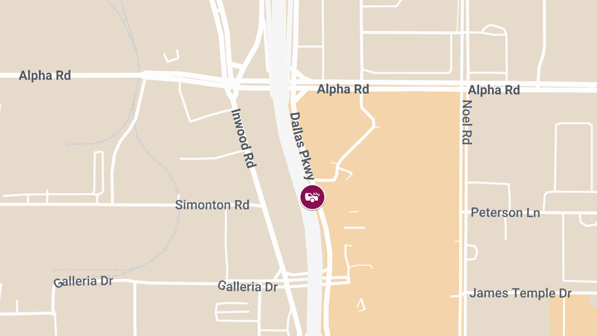 Injuries Reported After Collision on Dallas Pkwy in Far North Dallas