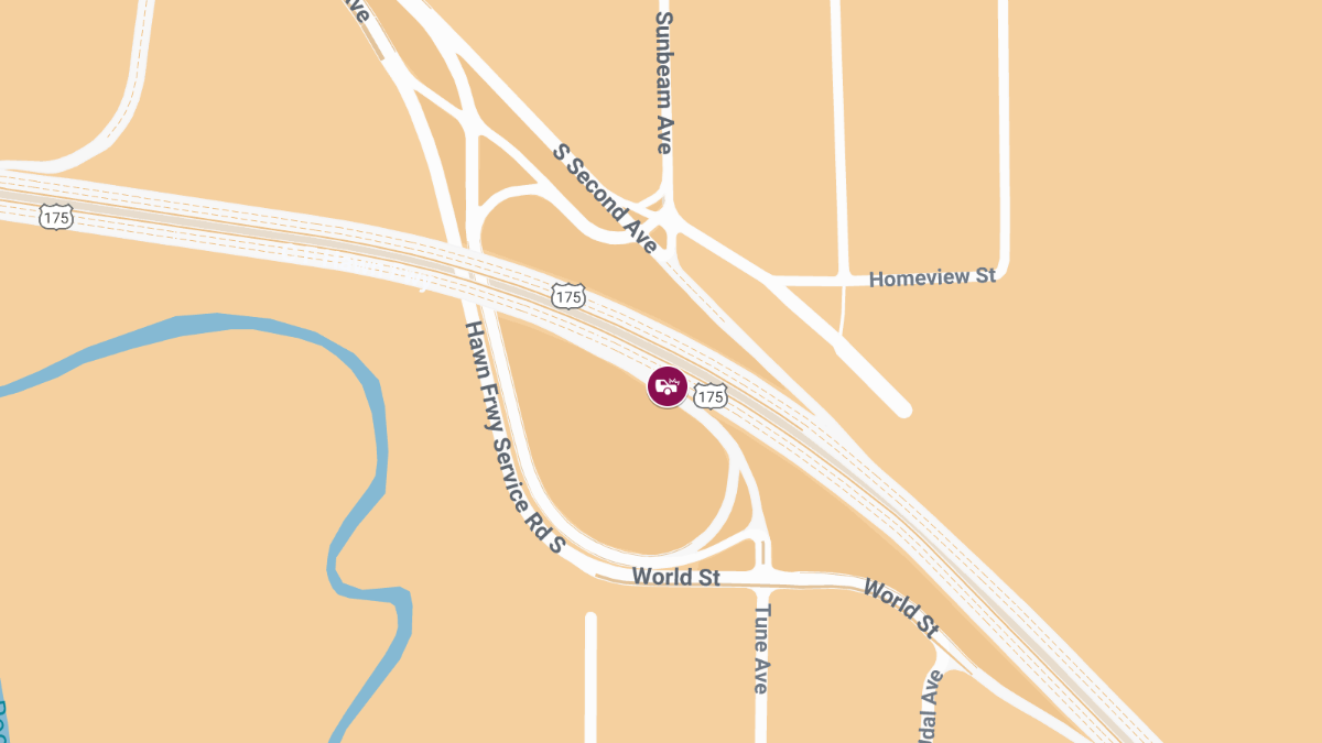 Injuries Reported After Crash at CF Hawn Fwy & Tune Ave