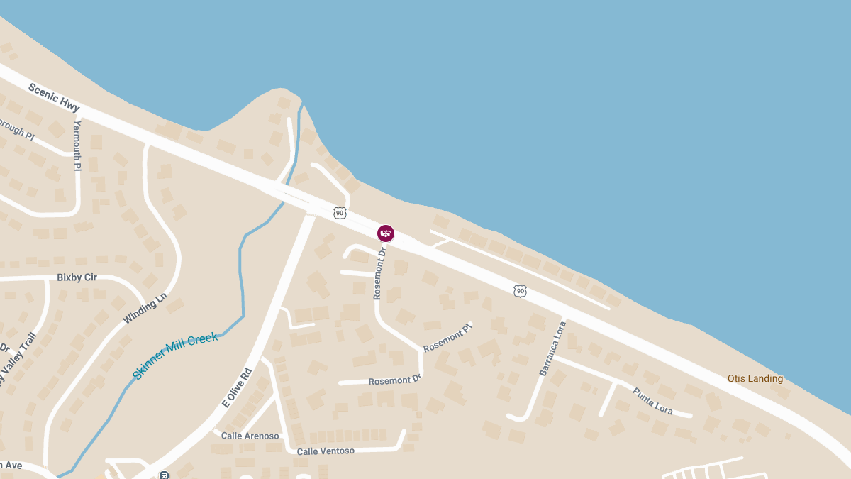 Injuries Reported After Crash at Scenic Hwy & Rosemont Dr