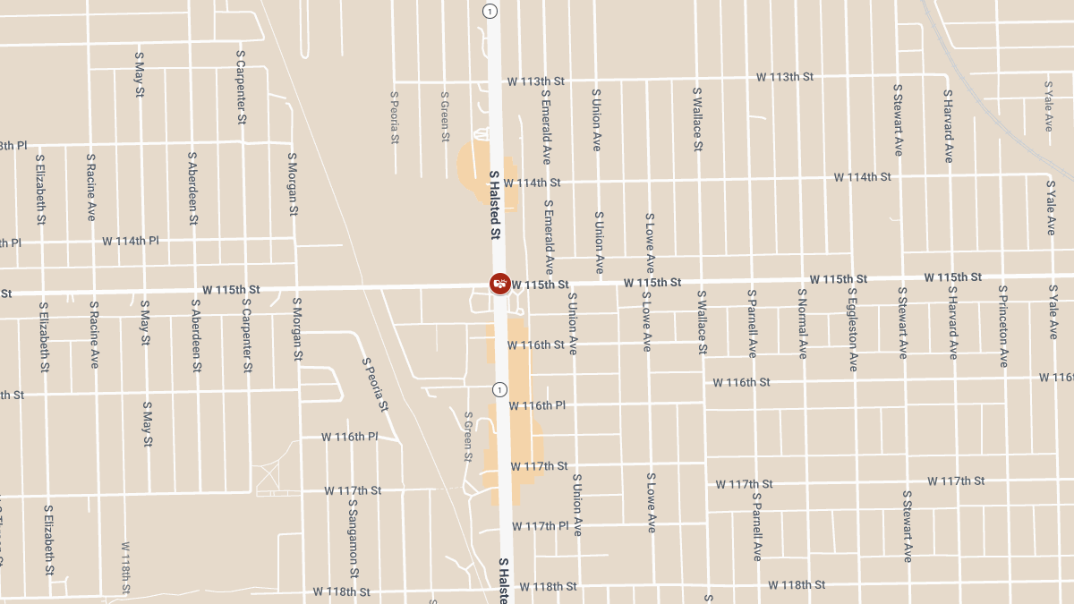 Injuries Reported After Hit-and-Run Crash at 115th St & S Halsted St