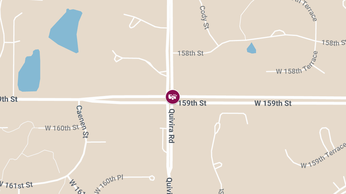 Injuries Reported After Three-Car Accident at 159th St & Quivira Rd