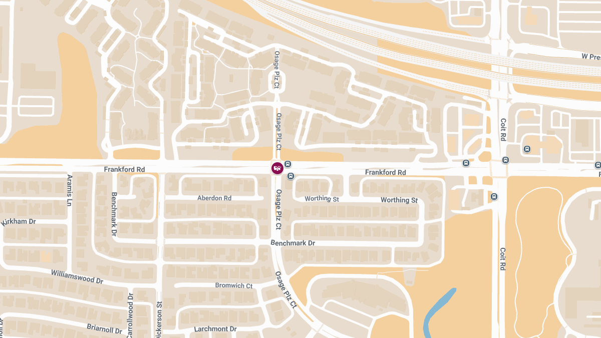 Injuries Reported After Vehicle Accident Near Osage Plaza Pkwy & Frankford Rd