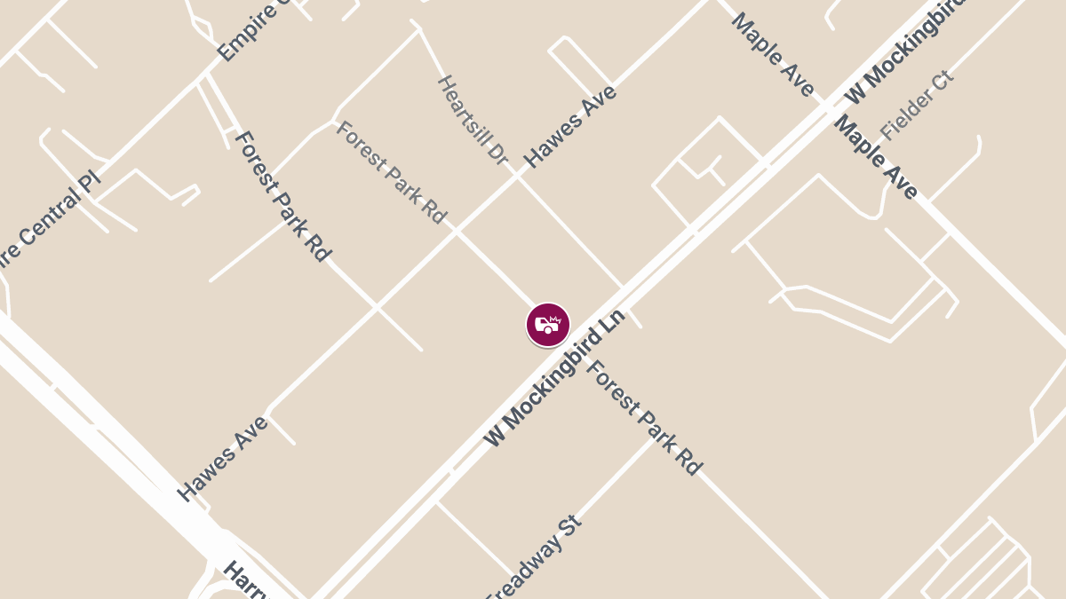 Injuries Reported After Vehicle Collision at Forest Park Rd & W Mockingbird Ln