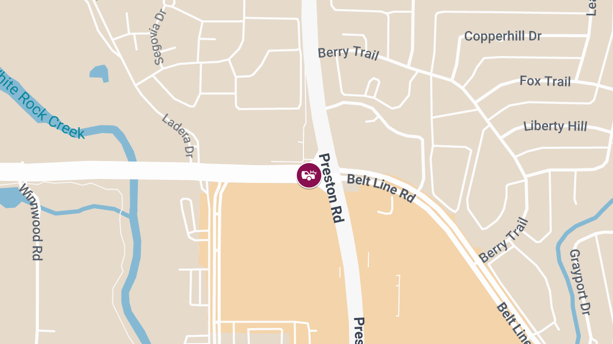 Injuries Reported After Vehicle Collision at Preston Rd & Belt Line Rd