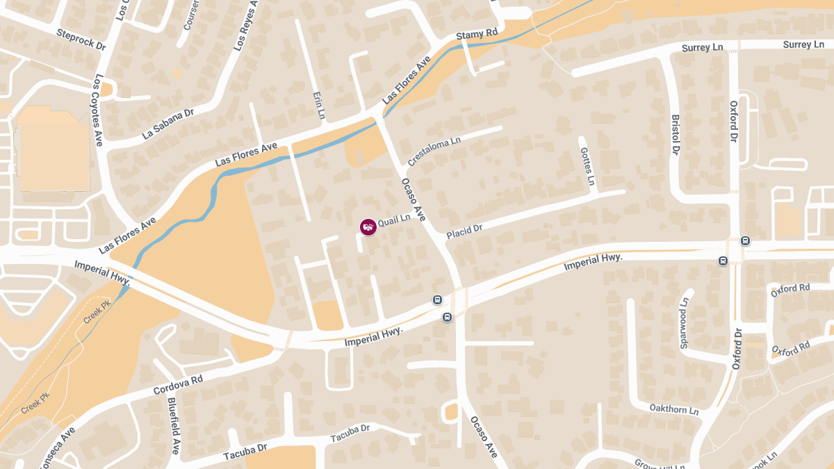 Injuries Reported After Vehicle Crash on Quail Ln