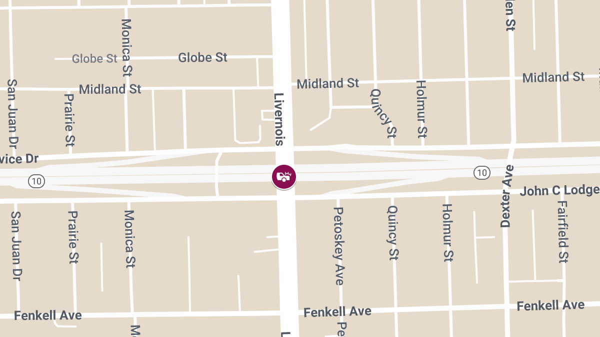 Injuries Reported Following Crash at Livernois Ave & Lodge Fwy
