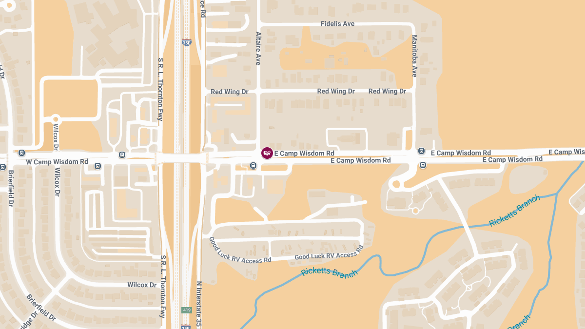 Injuries Reported in Accident at 300 E Camp Wisdom Rd