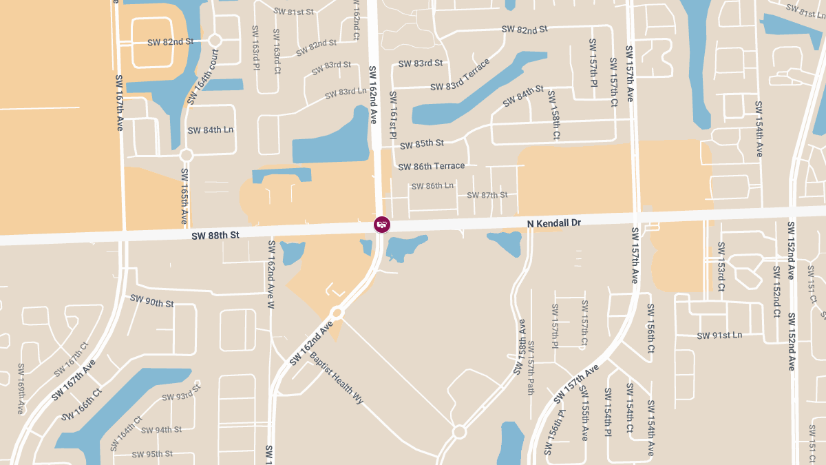 Injuries Reported in Accident on SW 88th St at SW 162nd Ave