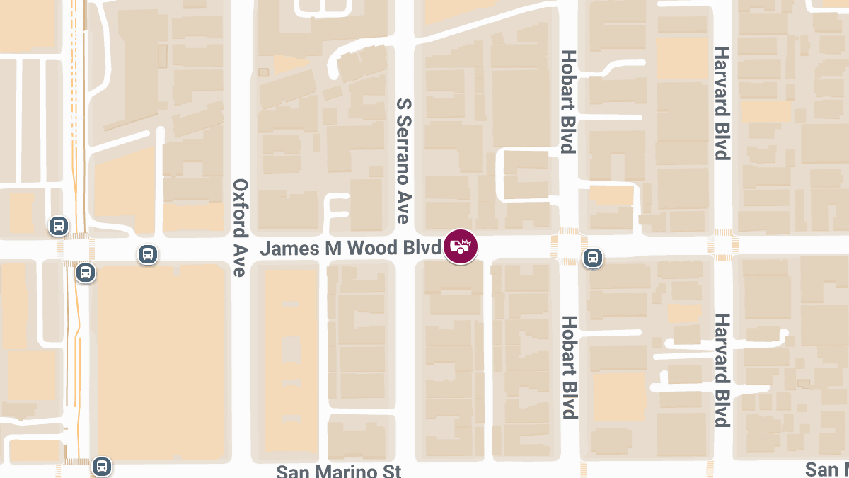 Injuries Reported in Apparent Hit-and-Run at James M Wood Blvd & S Serrano Ave