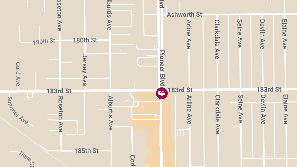 Injuries Reported in Collision at 183rd St and Pioneer Blvd