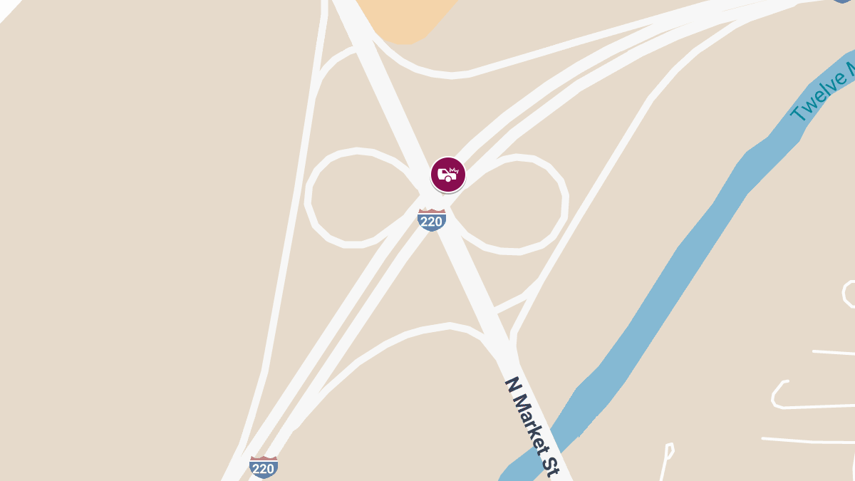 Injuries Reported in Collision at N Market St and I-220 East