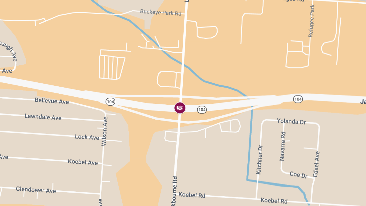 Injuries Reported in Collision at OH-104 W and Lockbourne Rd