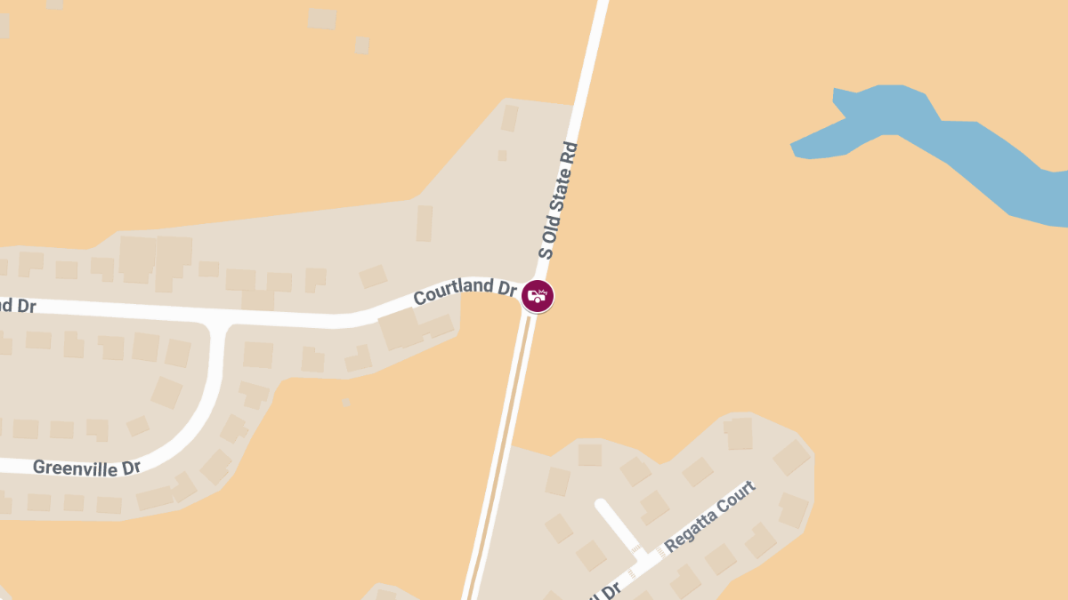 Injuries Reported in Collision at S Old State Rd & Courtland Dr
