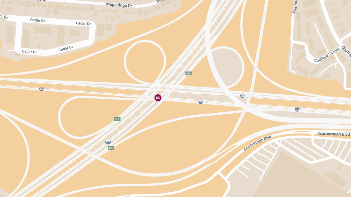 Injuries Reported in Collision on I-270 South at I-70 West