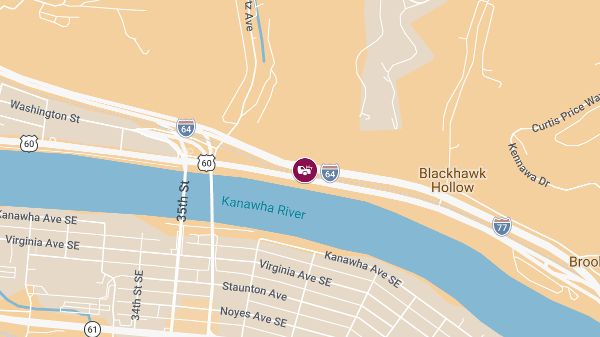 Injuries Reported in Collision on I-64 East Near Exit 58A
