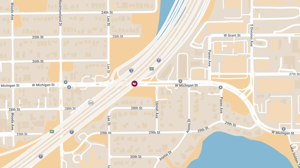 Injuries Reported in Crash Near I-4E Exit at Michigan St