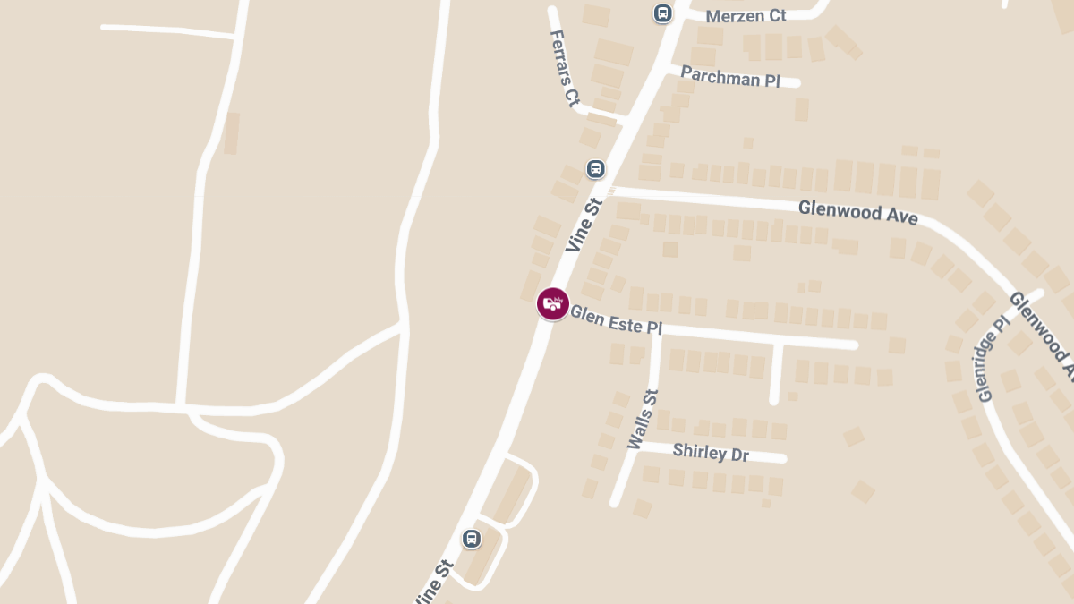 Injuries Reported in Crash Near Vine St & Glen Este Pl