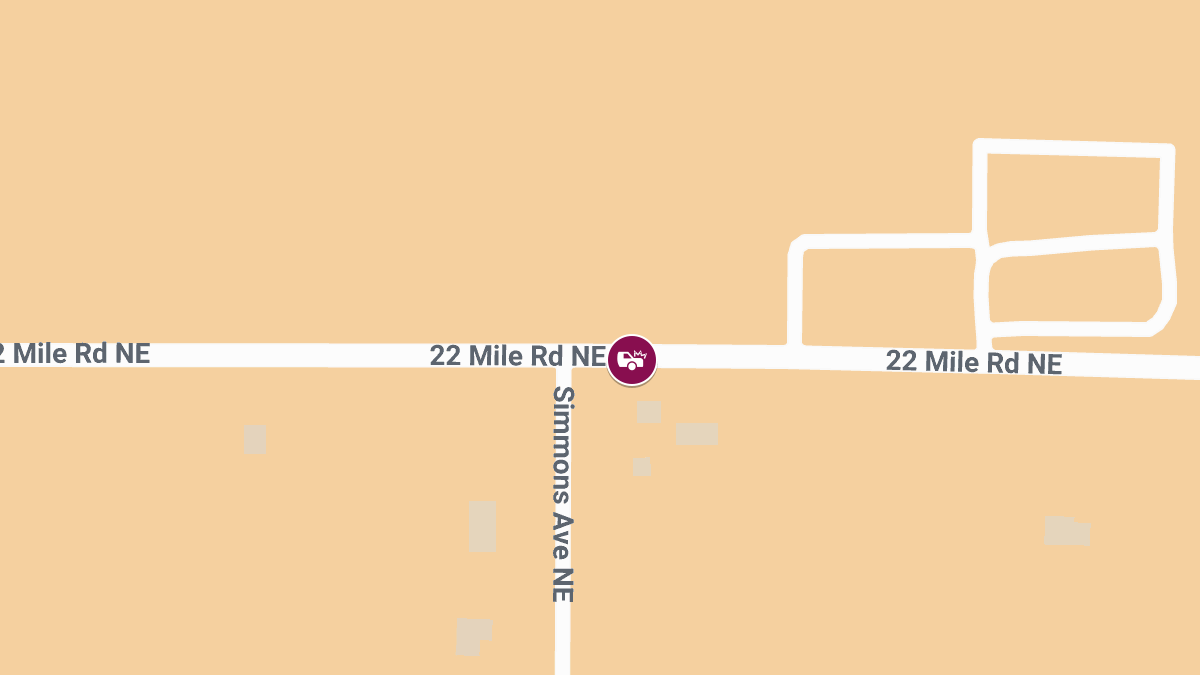 Injuries Reported in Crash at 22 Mile Rd & Simmons Ave