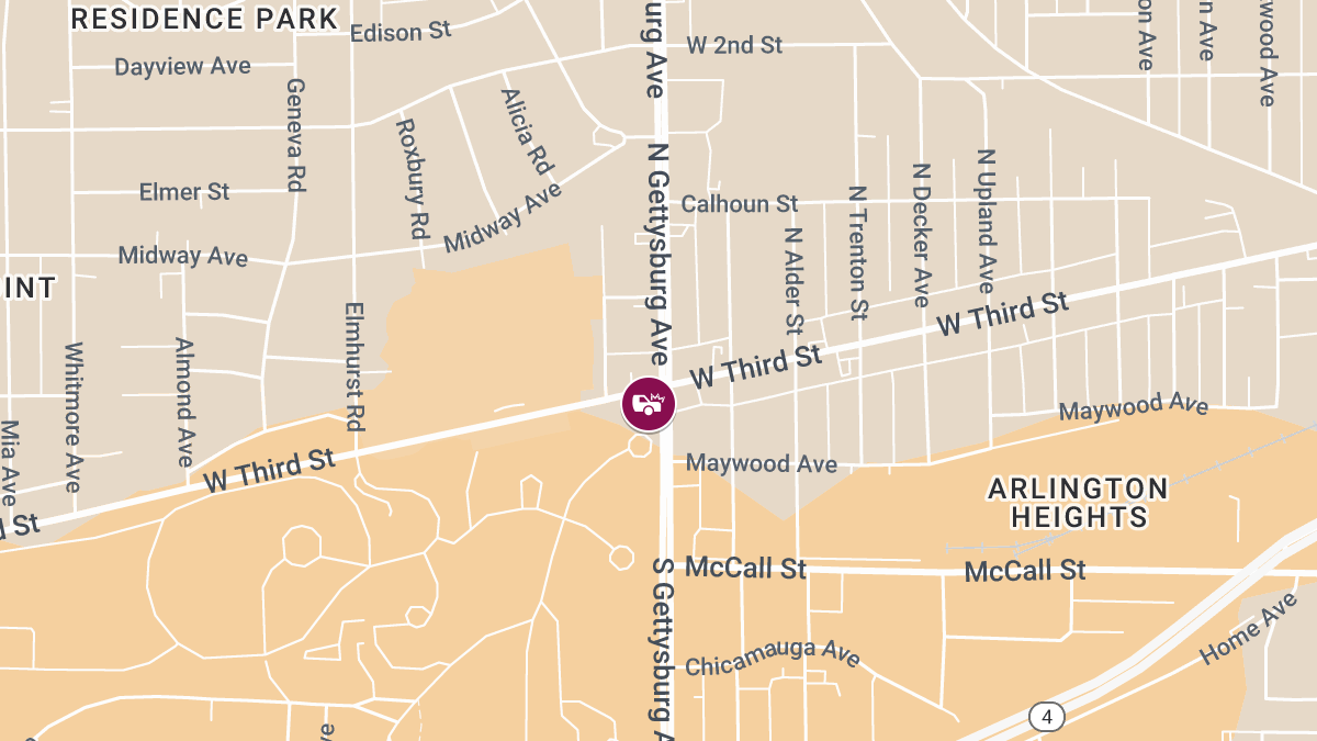 Injuries Reported in Crash at 3rd St, Pike St & Gettysburg Ave