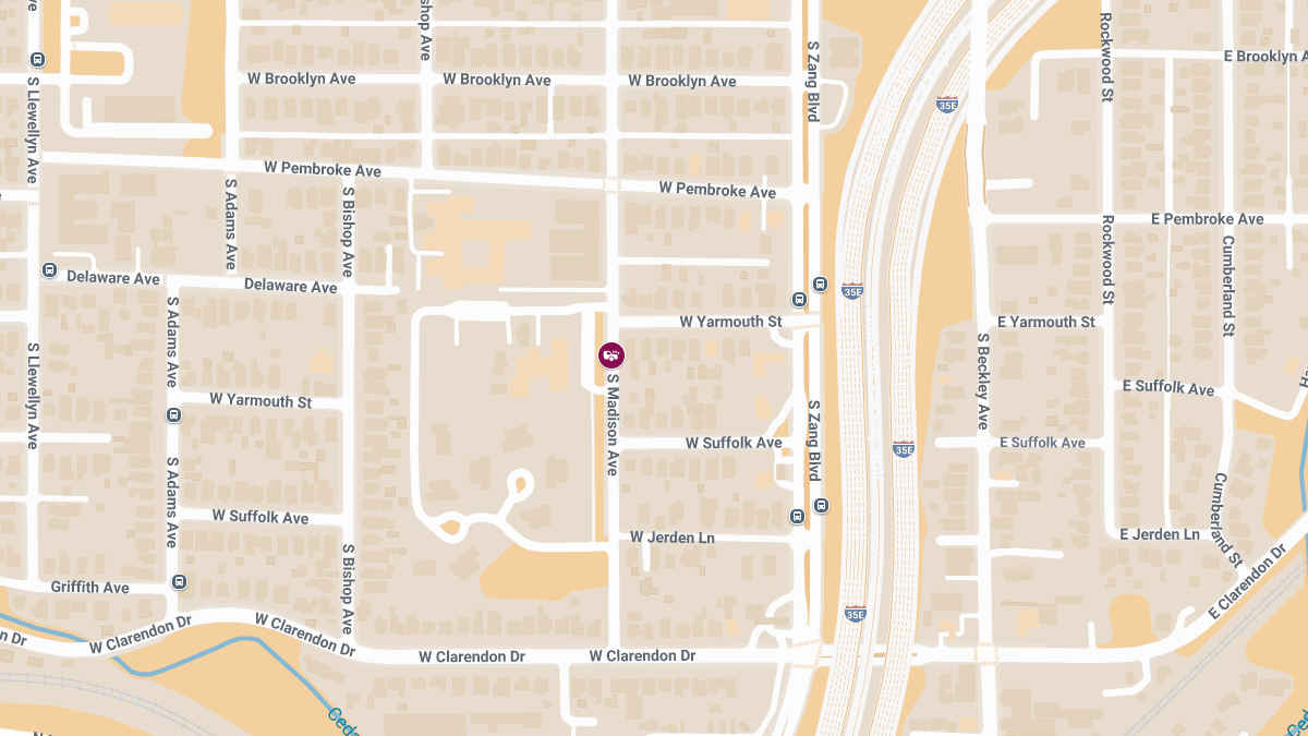 Injuries Reported in Crash at 800 S Madison Ave