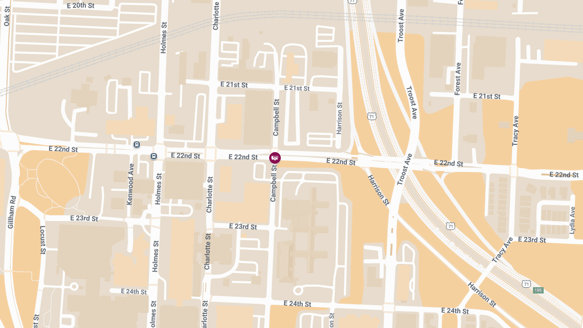 Injuries Reported in Crash at E 22nd St & Campbell St
