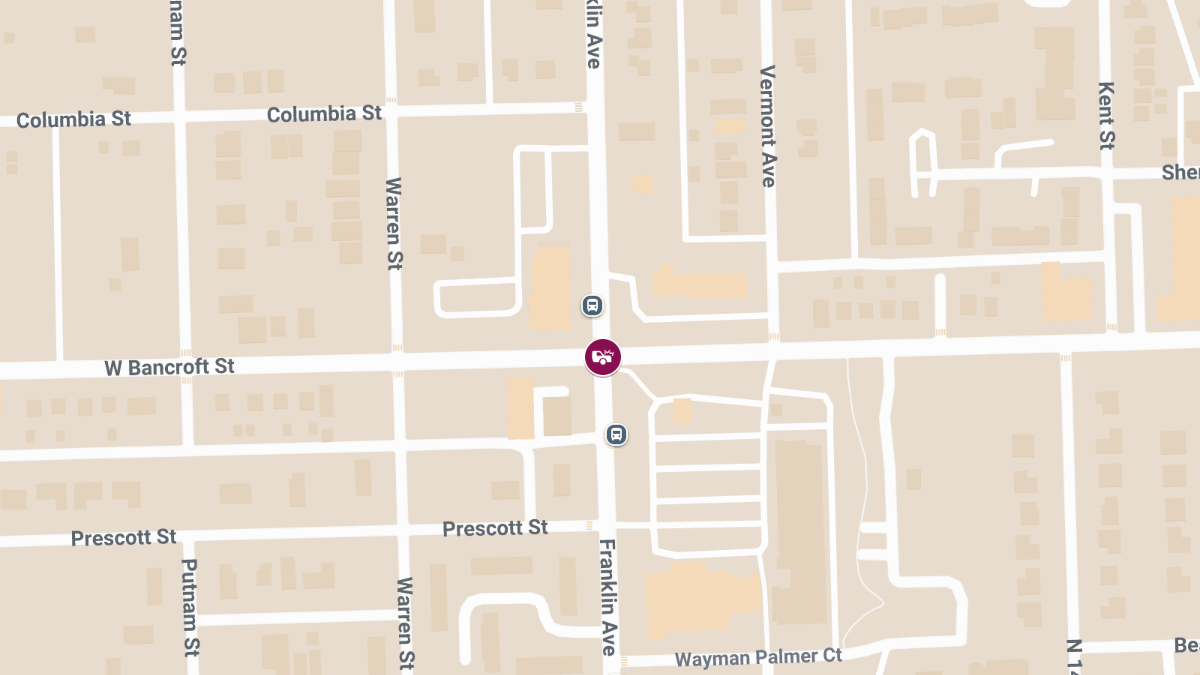 Injuries Reported in Crash at E Bancroft St & Franklin Ave