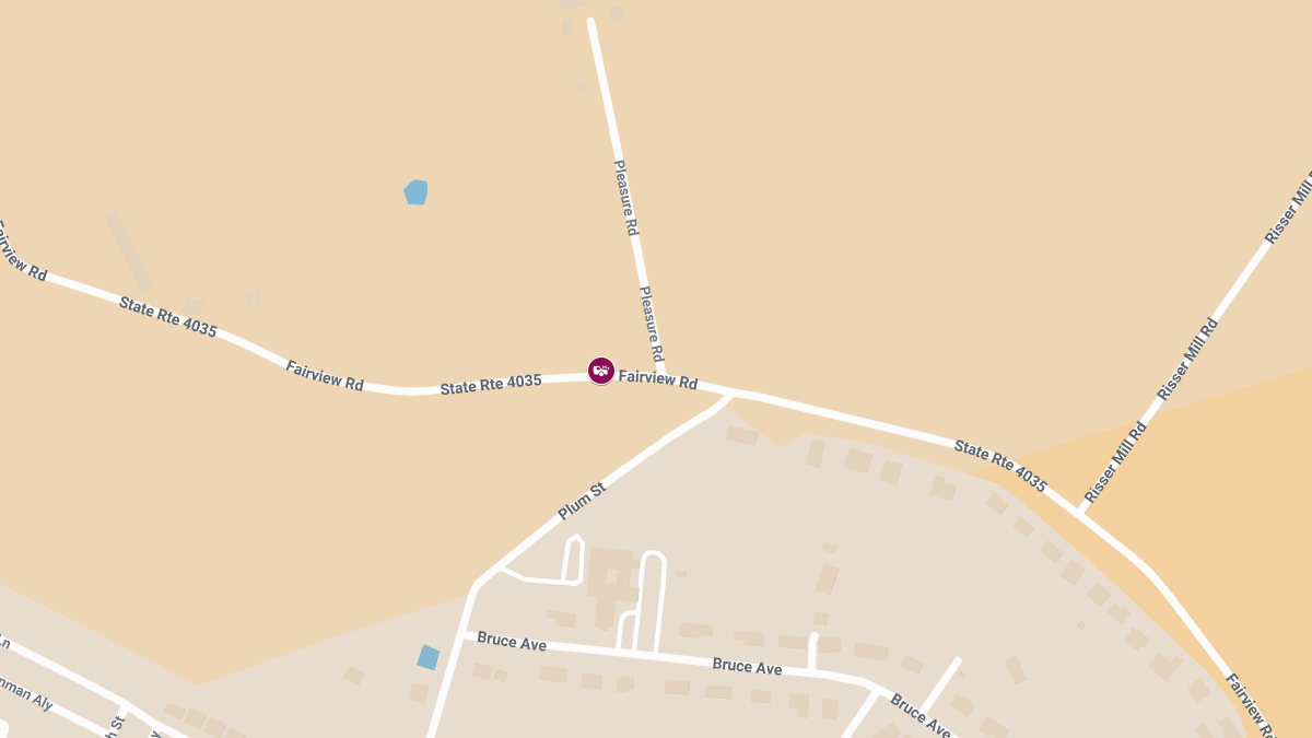 Injuries Reported in Crash at Fairview Rd & Pleasure Rd