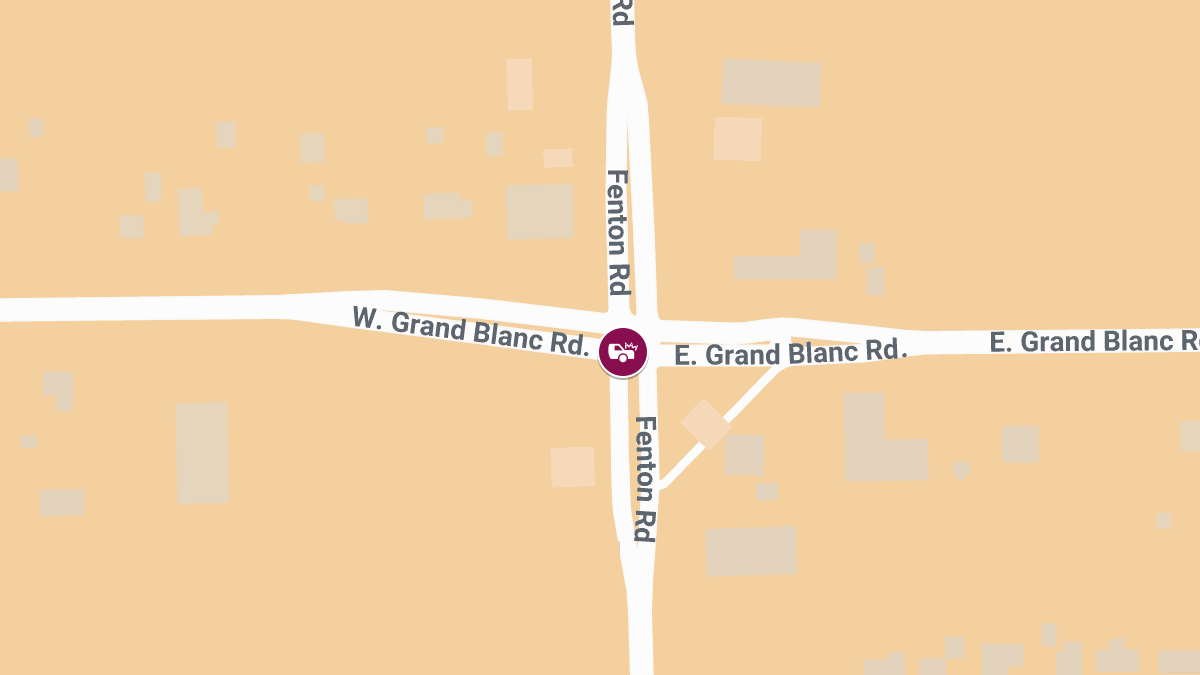 Injuries Reported in Crash at Fenton Rd & W Grand Blanc Rd