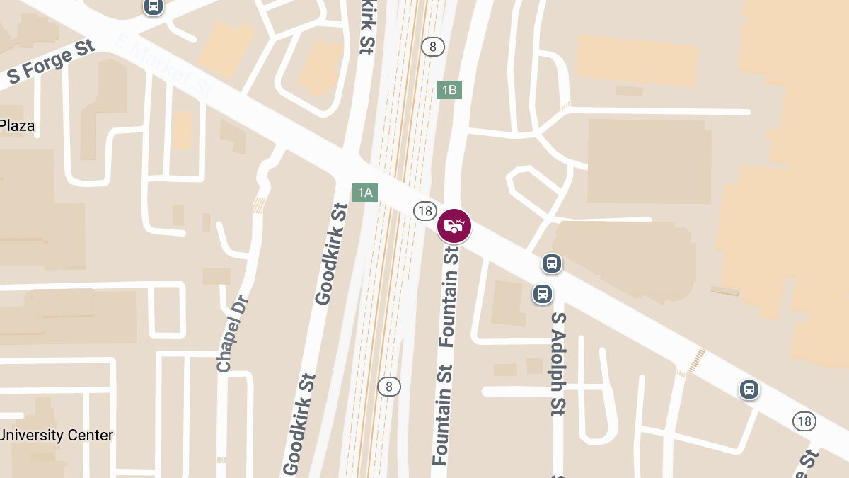 Injuries Reported in Crash at Fountain St & E Market St