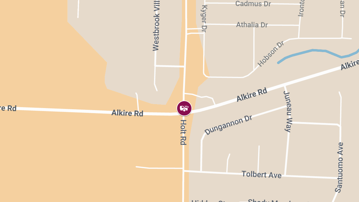 Injuries Reported in Crash at Holt Rd & Alkire Rd