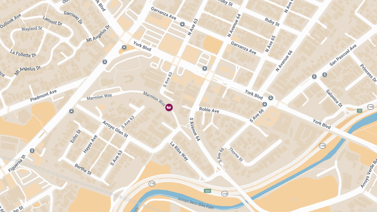 Injuries Reported in Crash at Marmion Way & Roble Ave in Highland Park