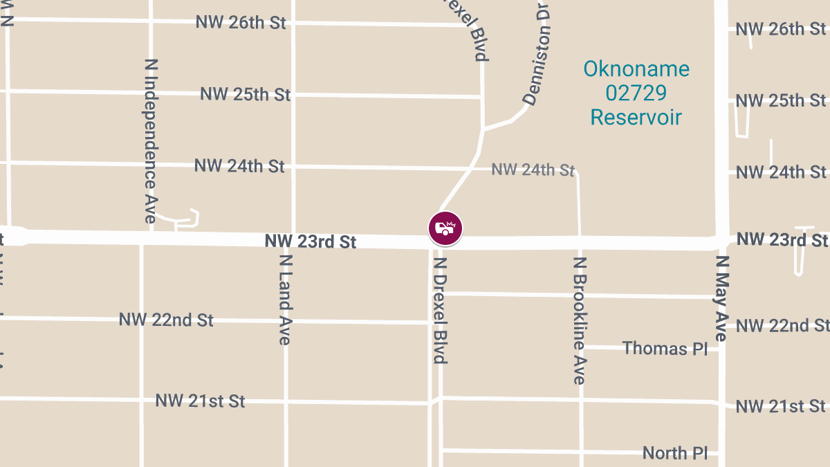 Injuries Reported in Crash at N Drexel Blvd and NW 23rd St