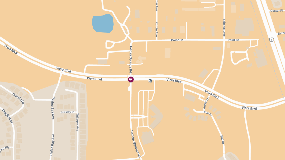 Injuries Reported in Crash at N Holiday Springs Rd & Viera Blvd