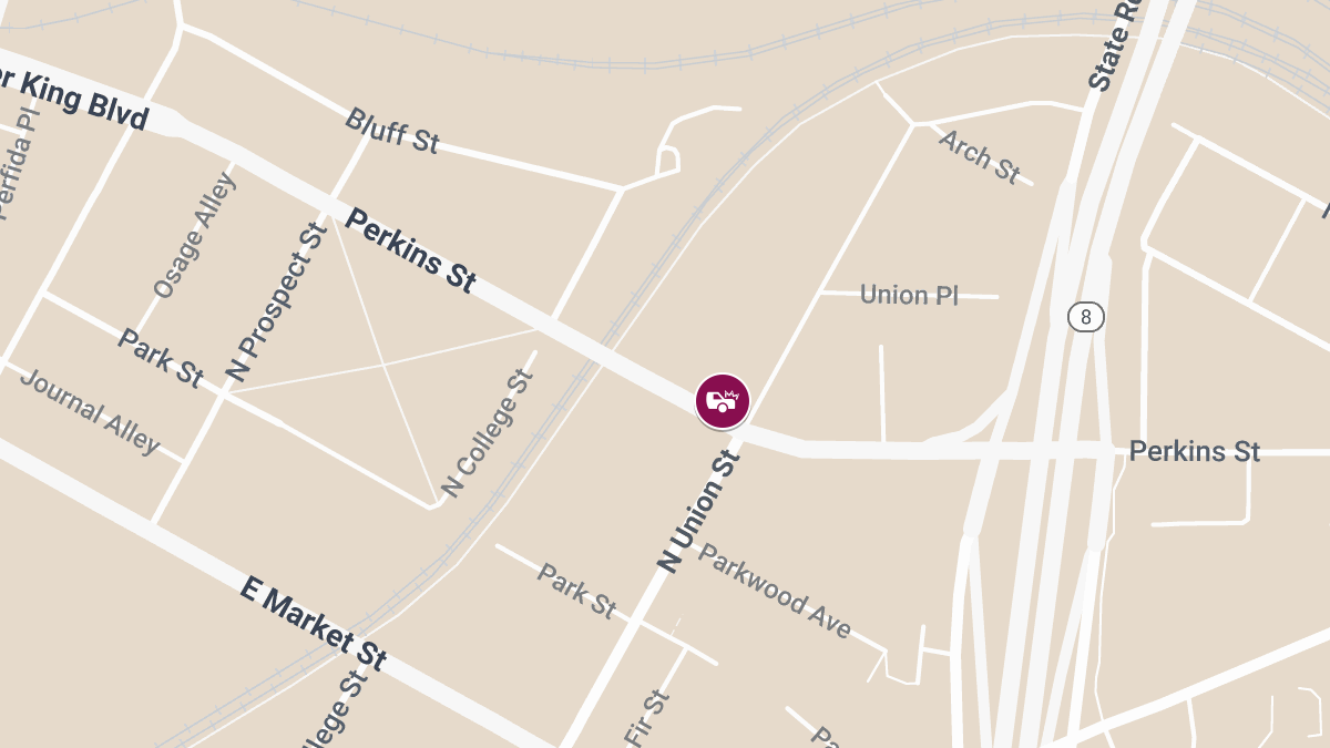Injuries Reported in Crash at N Union St & Perkins St