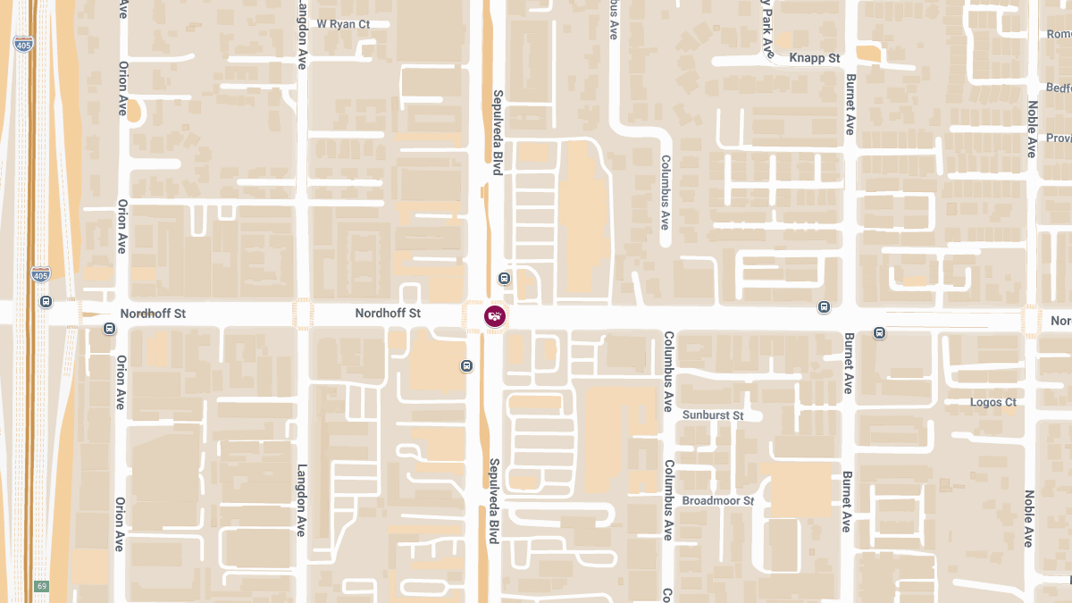 Injuries Reported in Crash at Nordhoff St & Sepulveda Blvd