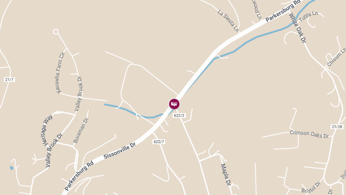Injuries Reported in Accident on Sissonville Dr