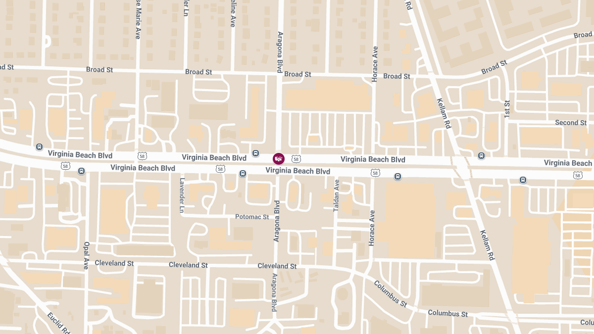 Injuries Reported in Crash at Virginia Beach Blvd & Aragona Blvd