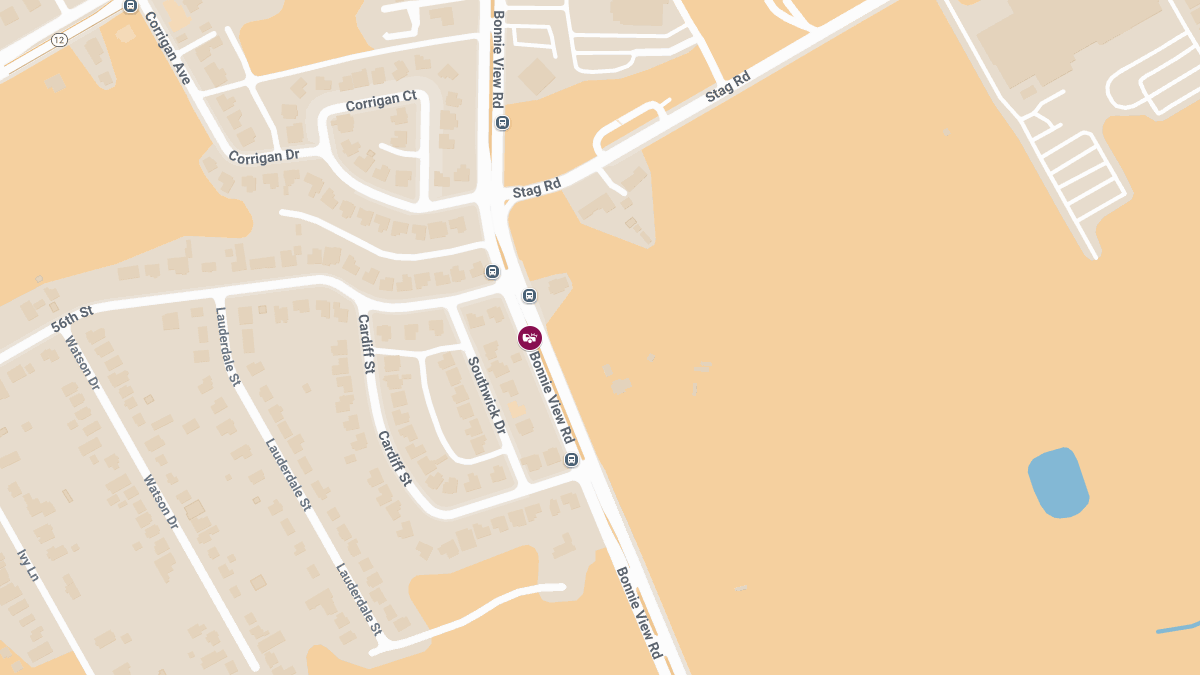 Injuries Reported in Crash on Bonnie View Rd