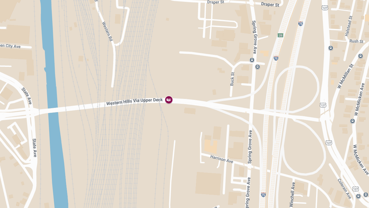 Injuries Reported in Crash on Eastern Lower Level of Western Hills Viaduct