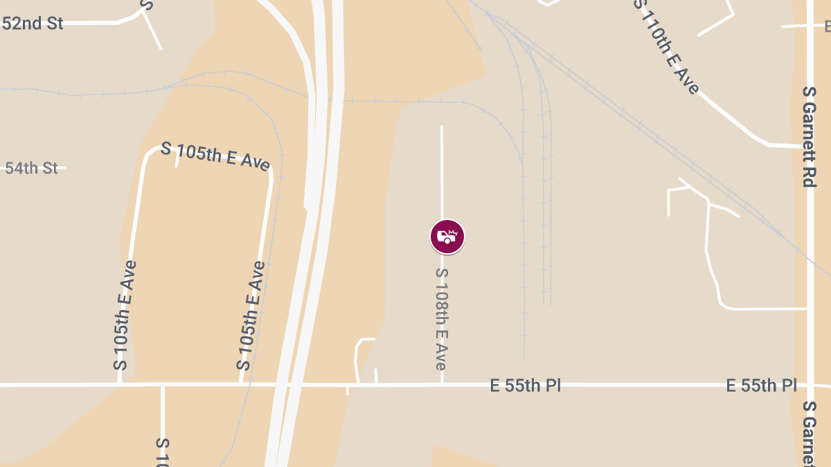 Injuries Reported in Crash on S 108th E Ave