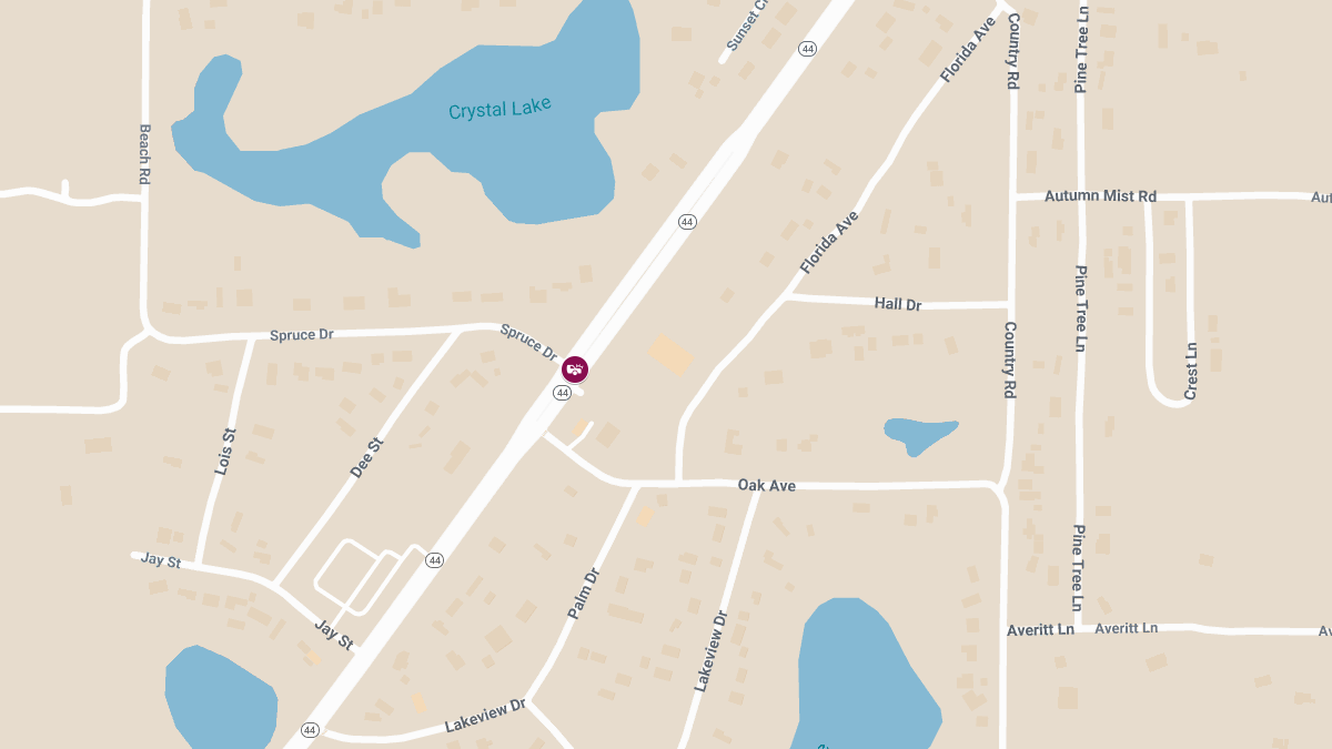 Injuries Reported in Crash on SR-44 at Spruce Dr