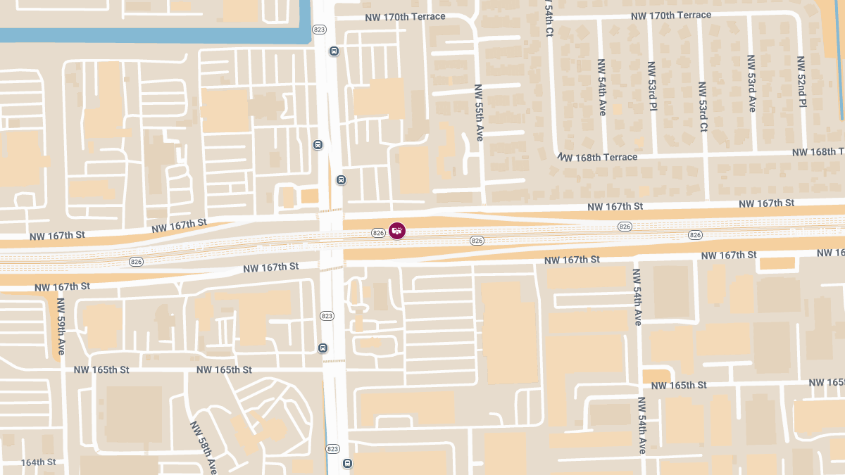 Injuries Reported in Crash on SR-826 WB Near 57th Ave