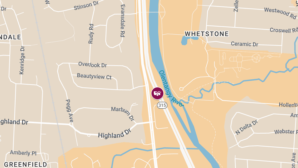 Injuries Reported in Crash on State Rte 315 Near Mile Marker 5