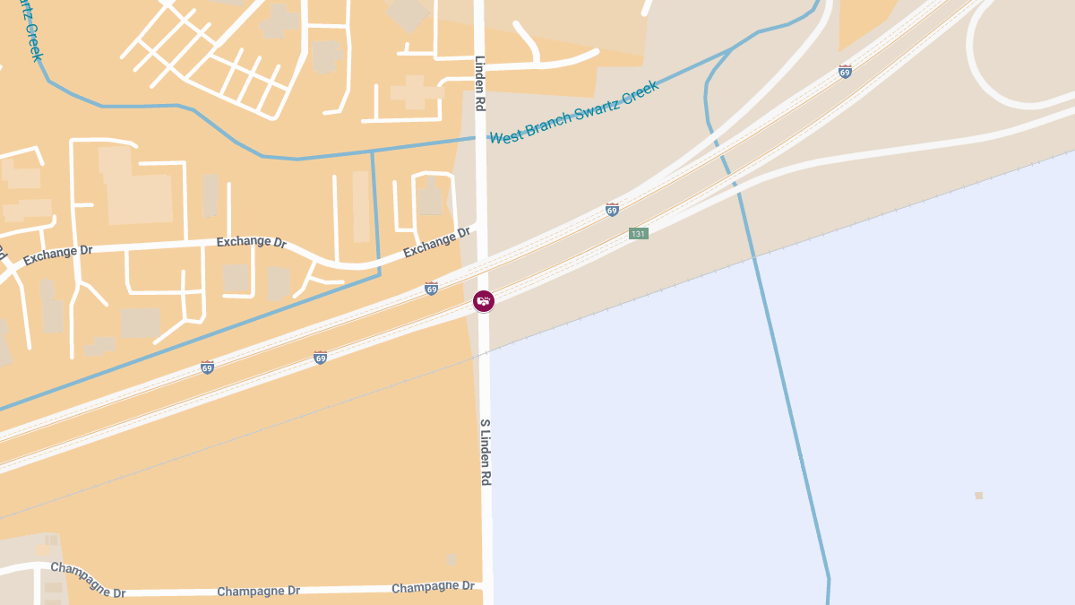 Injuries Reported in Crash on WB I-69 at S Linden Rd