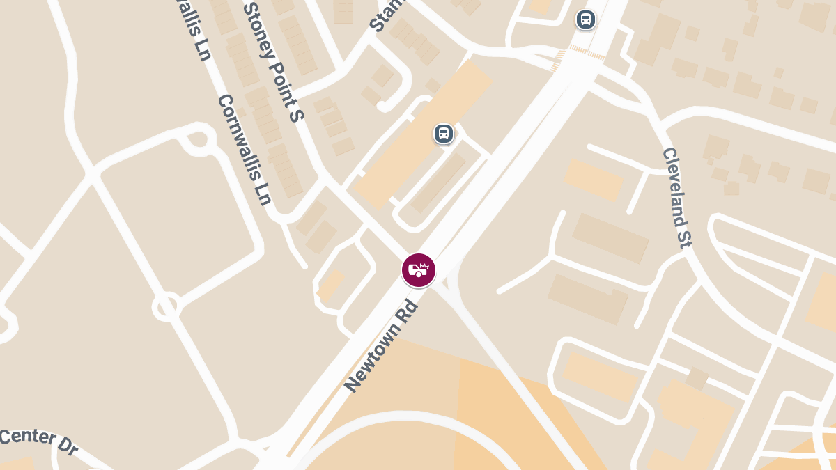 Injuries Reported in Early Morning Accident at Newtown Rd & Stoney Point South