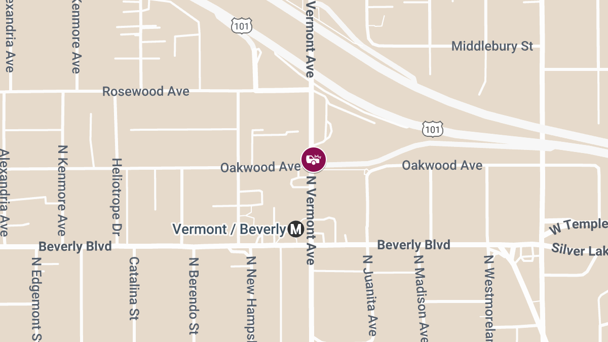 Injuries Reported in Early Morning Crash at Rosewood Ave and N Vermont Ave