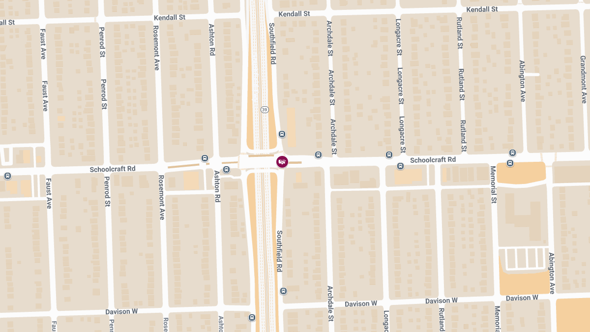 Injuries Reported in Early Morning Crash at Schoolcraft Rd & Southfield Rd