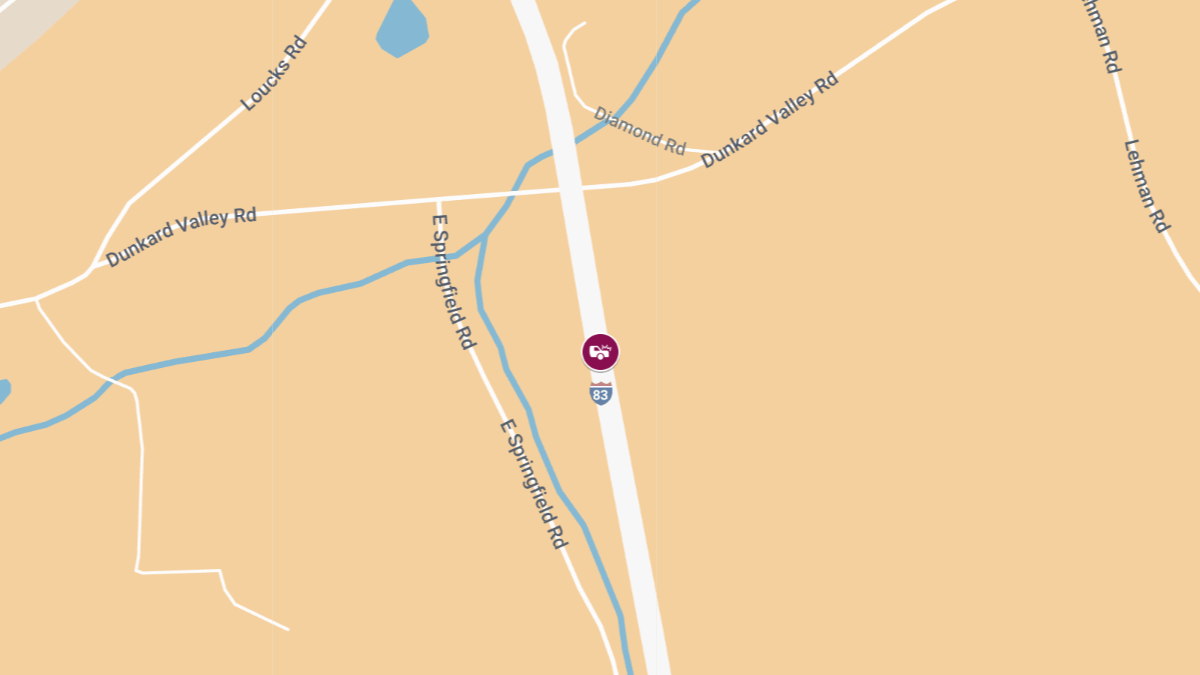 Injuries Reported in I-83 Northbound Accident Near MM 11.9