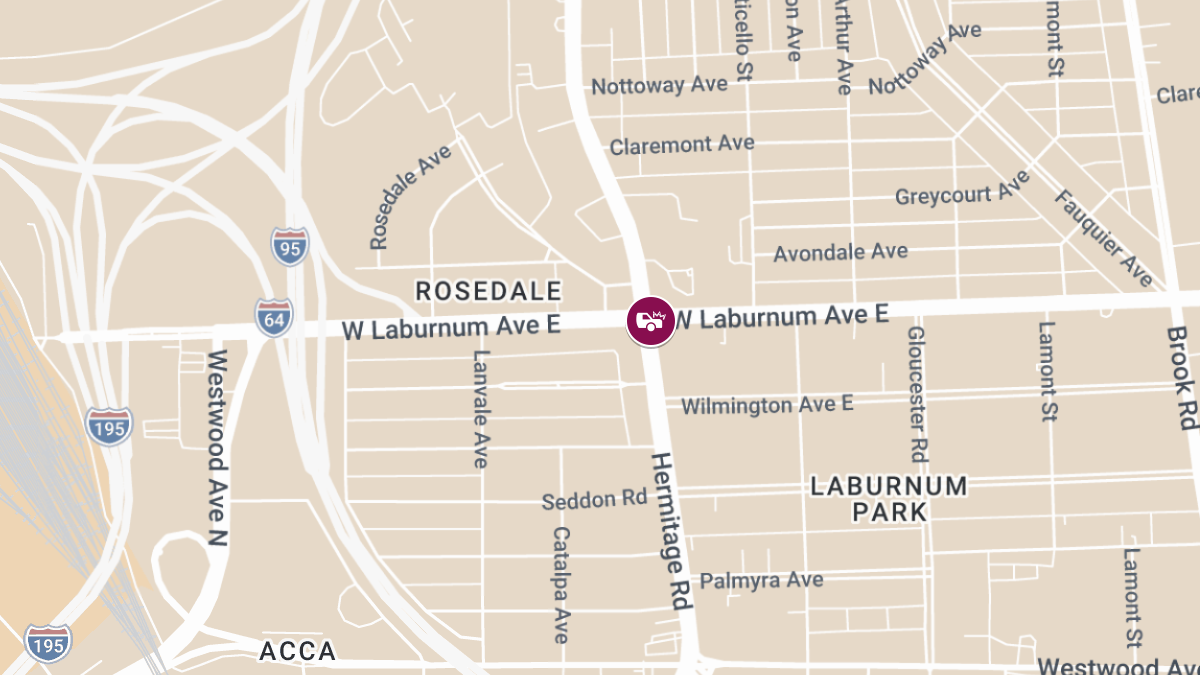 Injuries Reported in Overnight Crash on W Laburnum Ave